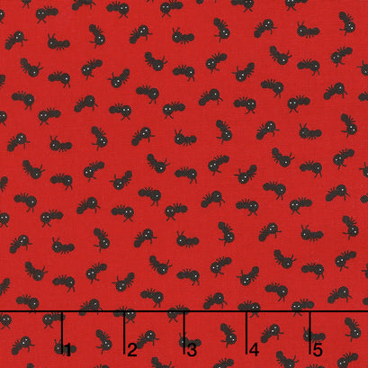 Patriotic Picnic - Ants Red Yardage
