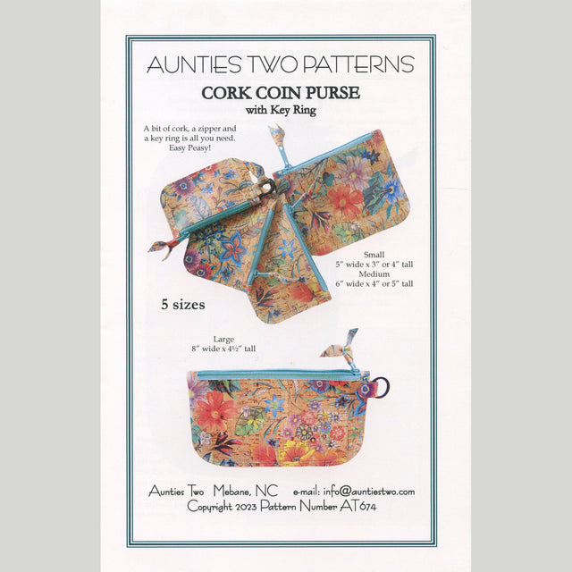 Cork Coin Purse Pattern