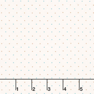 Home Town Holiday - Dotty Latte Yardage