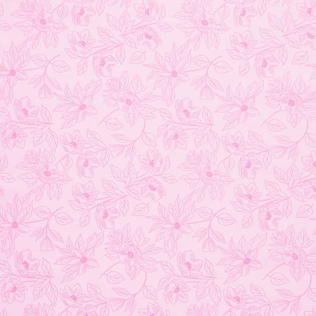 Color Me Pretty - Flora Pink Yardage