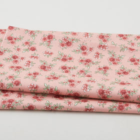 Graceful - Floral Bunch Pink/Terra Cotta 2 Yard Cut Primary Image