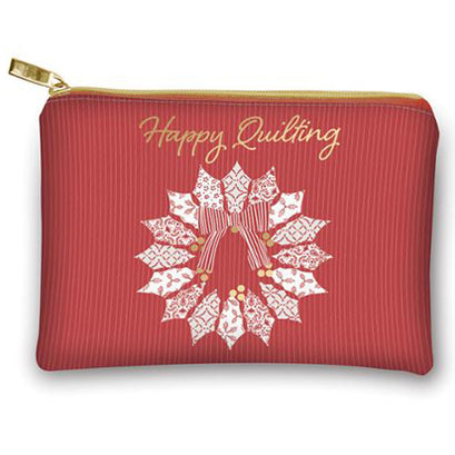 Happy Quilting Wreath Project Bag