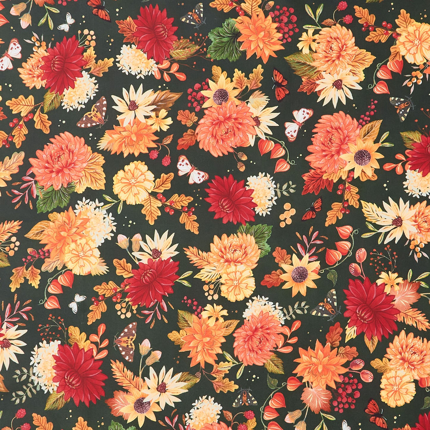 Thankful (Robert Kaufman) - Florals Forest Yardage Primary Image