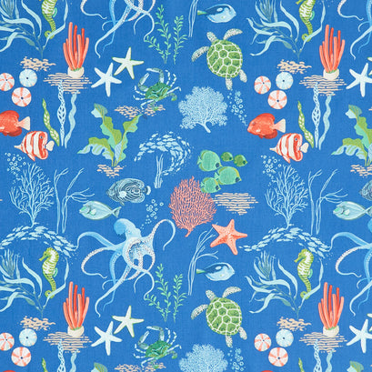 Free as the Ocean - Ocean Main Blue Yardage