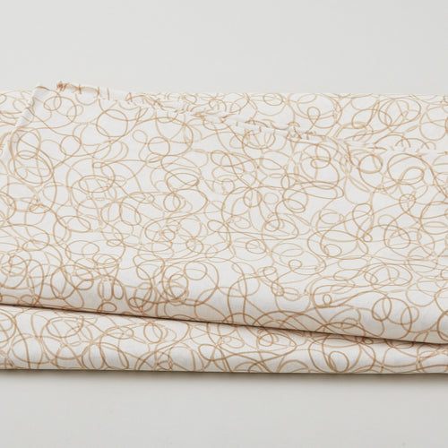 Du Jour - Loops Cream 108" Wide 3 Yard Cut