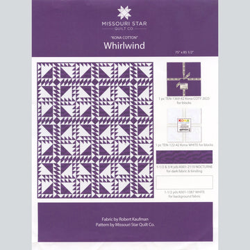 Missouri Star Kona Cotton Solid 2025 Color of the year Whirlwind Quilt Kit
