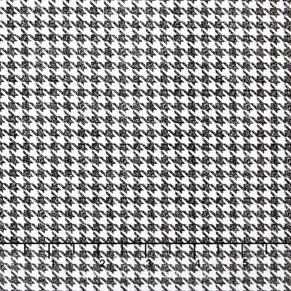 Meadow Sweets - Meadow Houndstooth Black Yardage