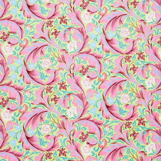 Kaffe Fassett x The Original Morris & Co. - Leicester Fuchsia Yardage