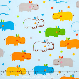 Jump Into Fun - Hippo Bermuda Yardage
