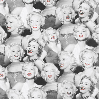 Marilyn Monroe by The Estate of Marilyn Monroe - Smiles Lipstick Digitally Printed Yardage