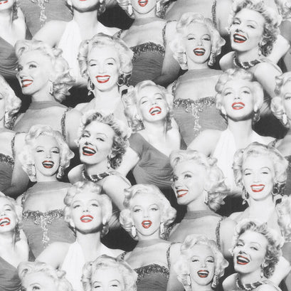 Marilyn Monroe by The Estate of Marilyn Monroe - Smiles Lipstick Digitally Printed Yardage