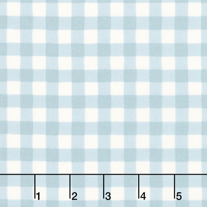 Willow's Farm - Farm House Gingham Sky Yardage