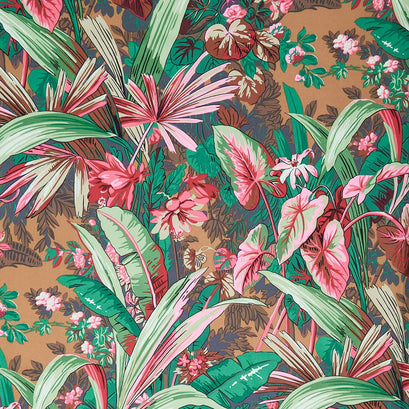Kaffe Fassett Collective - August 2024 Jungle Brown Yardage