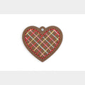 Gingerbread Heart Stitched Ornament Kit Primary Image