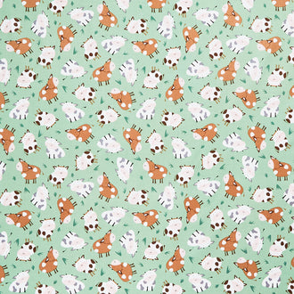 Farm-tastic Friends - Tossed Cows Green Yardage