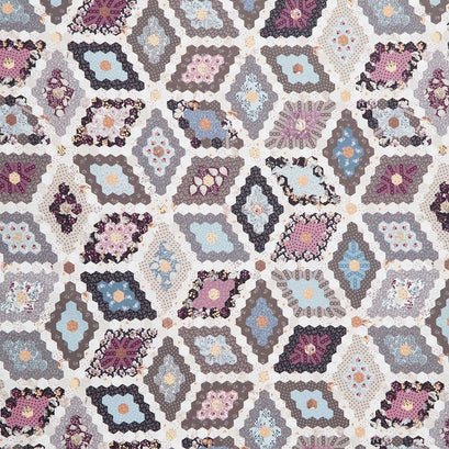 Botanical Beauties - Garden Patch Cheater Sugar and Cream 108" Wide Backing Yardage