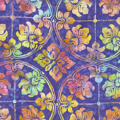Tonga Batiks - Pinwheel Wallpaper Pizzazz Yardage