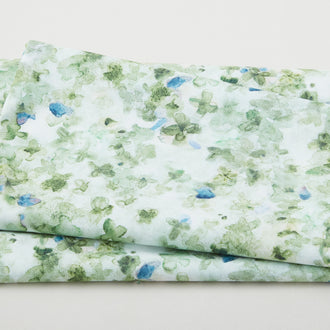 Dreaming of Tuscany - Packed Petals Green 2 Yard Cut