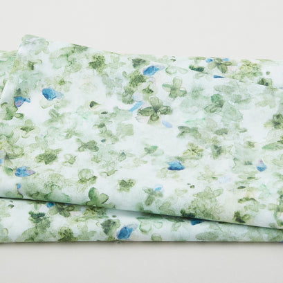Dreaming of Tuscany - Packed Petals Green 2 Yard Cut
