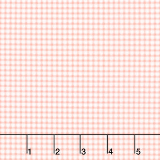 The Tale of Peter Rabbit - Gingham Coral Yardage