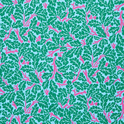Kaffe Fassett x The Original Morris & Co. - Oak Turquoise Yardage