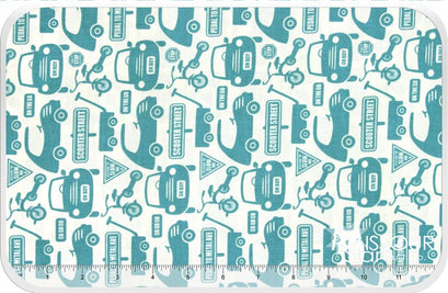Cruiser Blvd - Cruiser Cars Blue Yardage