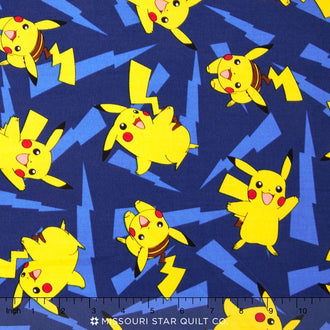 Pokemon - Pikachu Blue Yardage