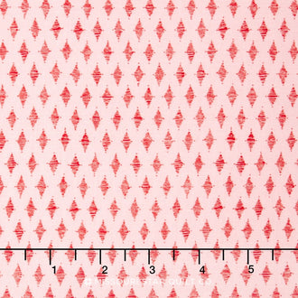 Meadow Sweets - Meadow Diamonds Pink Yardage