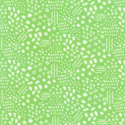 Get Your Cray-on - Crayola Dense Doodle Lime Yardage