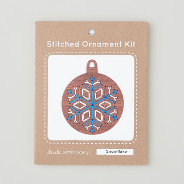 Snowflake Stitched Ornament Kit Alternative View #3