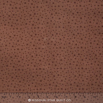 Rodeo Rider - Stars Brown Yardage