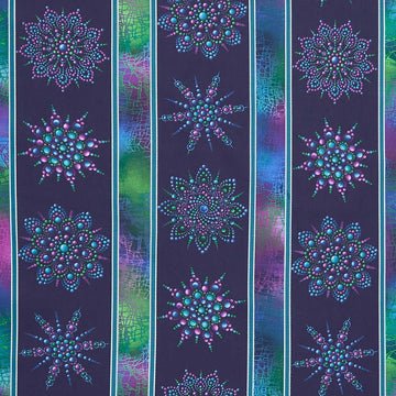 On Dragonfly Wings - Dragonfly Stripe Multi Yardage Primary Image