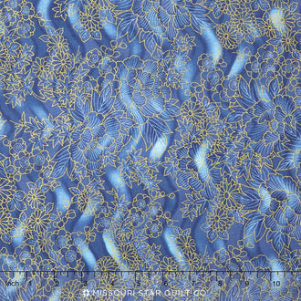 Imperial Collection - Garden Metallic Yardage