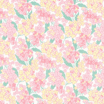 At the Cottage Favorites - Floral Pink Yardage Primary Image