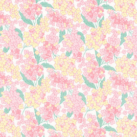 At the Cottage Favorites - Floral Pink Yardage Primary Image