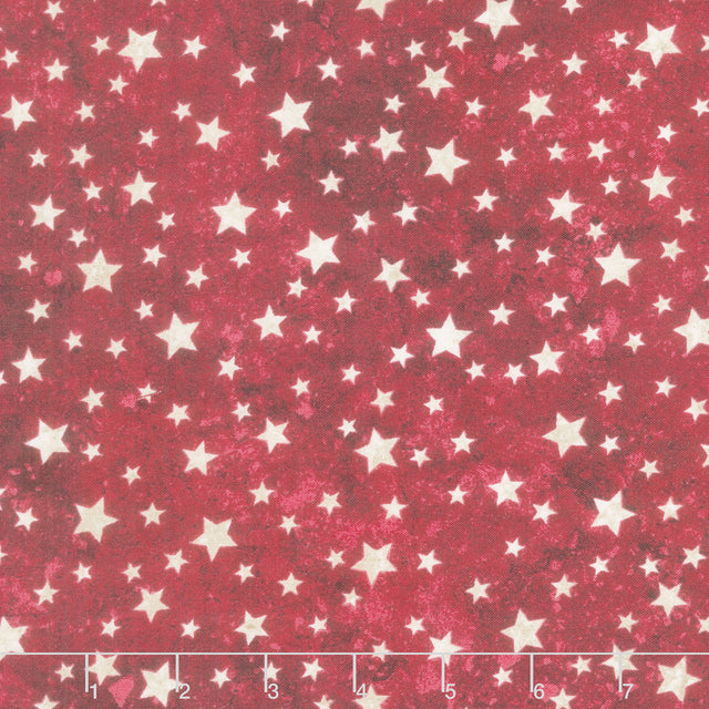 Stars and Stripes - Tonal Stars Red Yardage Primary Image
