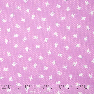Naptime - Kitten Lavender Yardage