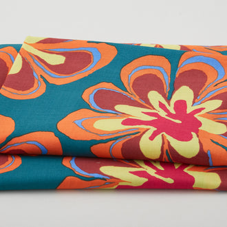 Kaffe Fassett - Collective February 2023 Funky Flora - Forest 2 Yard Cut