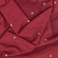 Silent Night - Follow The Star Berry Metallic Yardage Alternative View #1