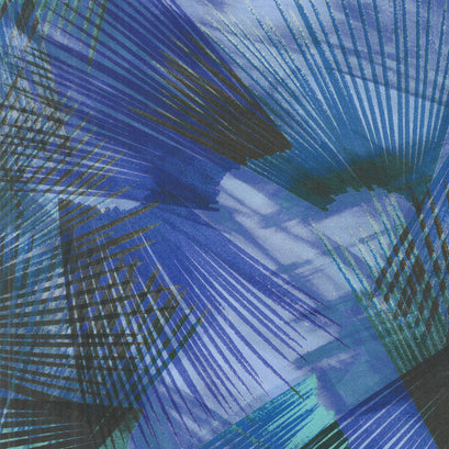Plume - Feather Texture Blue Digitally Printed 108" Wide Backing
