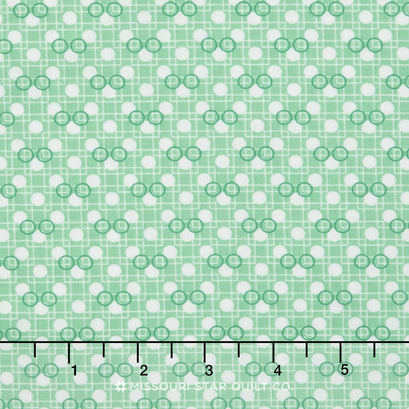 Birds of Liberty - Circles Aloe Yardage