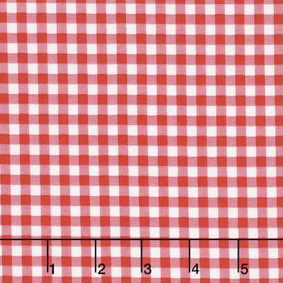Afternoon Picnic - Gingham Red Yardage