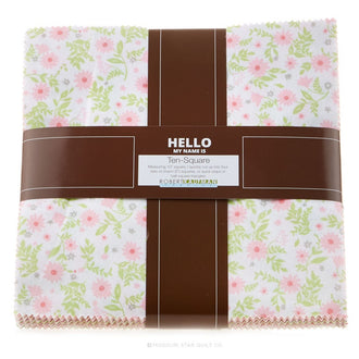 Cozy Cotton Flannel Girl Ten Squares