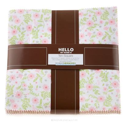 Cozy Cotton Flannel Girl Ten Squares