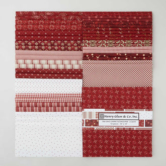 Garnets and Gingham 10" Squares