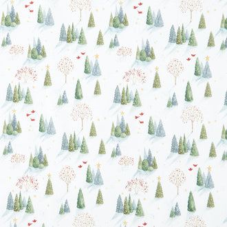 Magical Winterland - Trees Snow Yardage