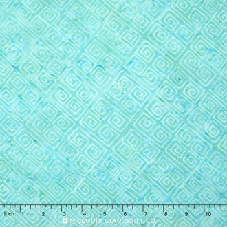 Tonga Batiks - Romance Aqua Yardage