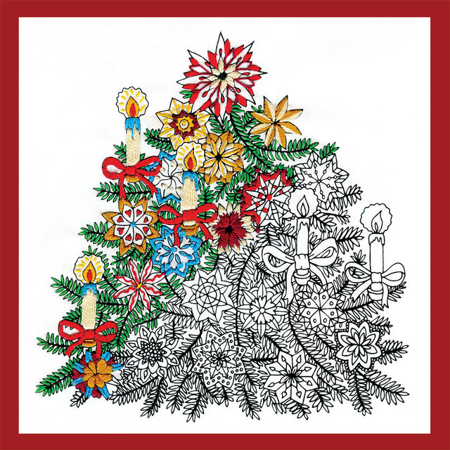 Zenbroidery Christmas Tree Embroidery Kit Primary Image