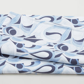Sea Sisters - Swirl Indigo 2 Yard Cut