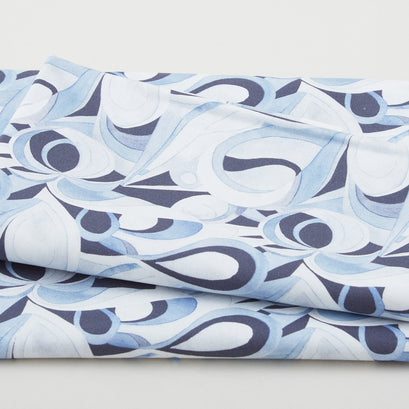 Sea Sisters - Swirl Indigo 2 Yard Cut